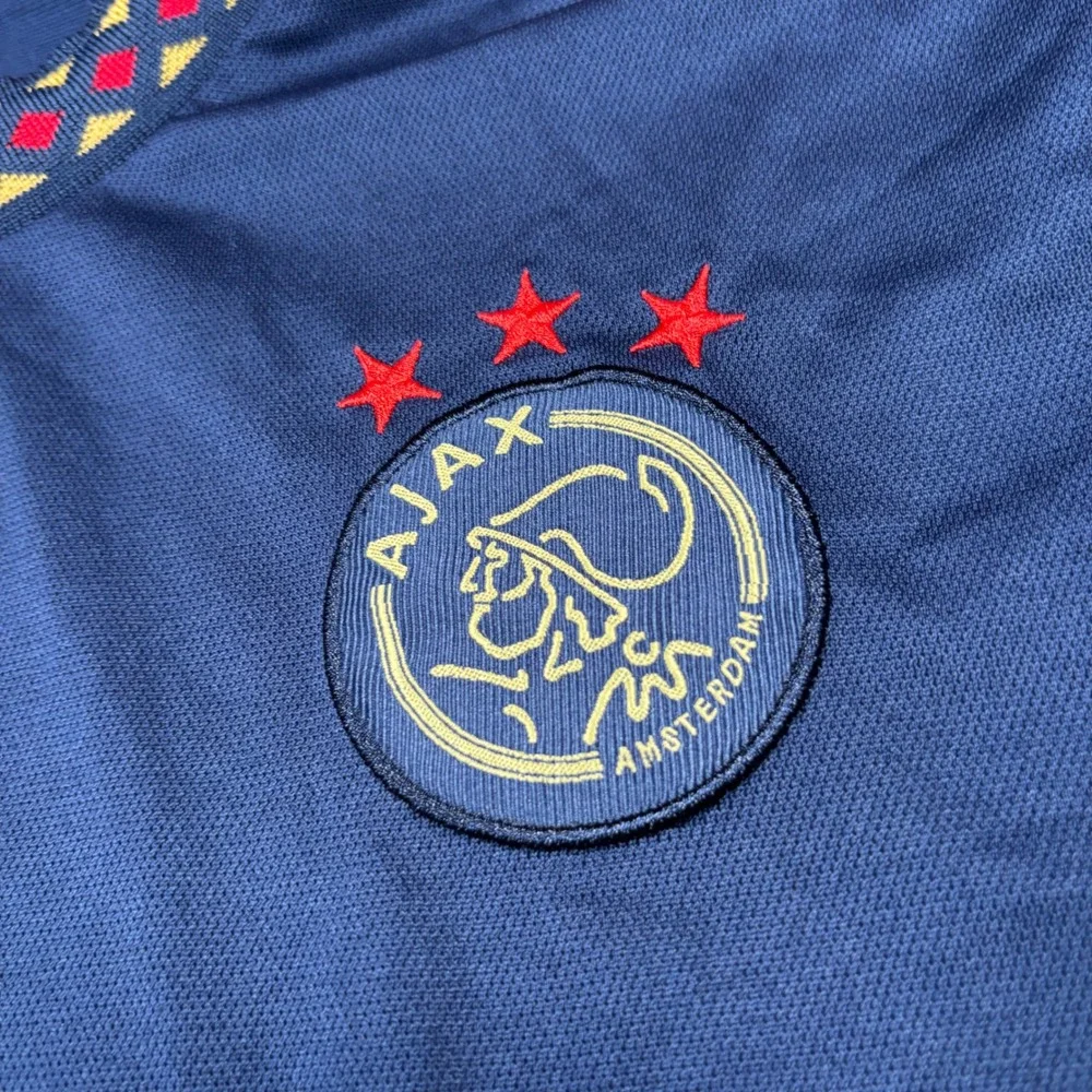 Adidas Ajax Amsterdam Men Large Navy‎ Blue Soccer Jersey Buena Vista 7 Ziggo